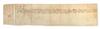 MARY; QUEEN OF SCOTS. Vellum Document Signed, Marie R, in French,